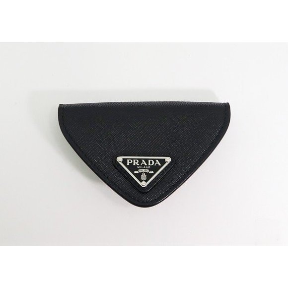 Prada Black Saffiano Case Triangle - Picture 1 of 3